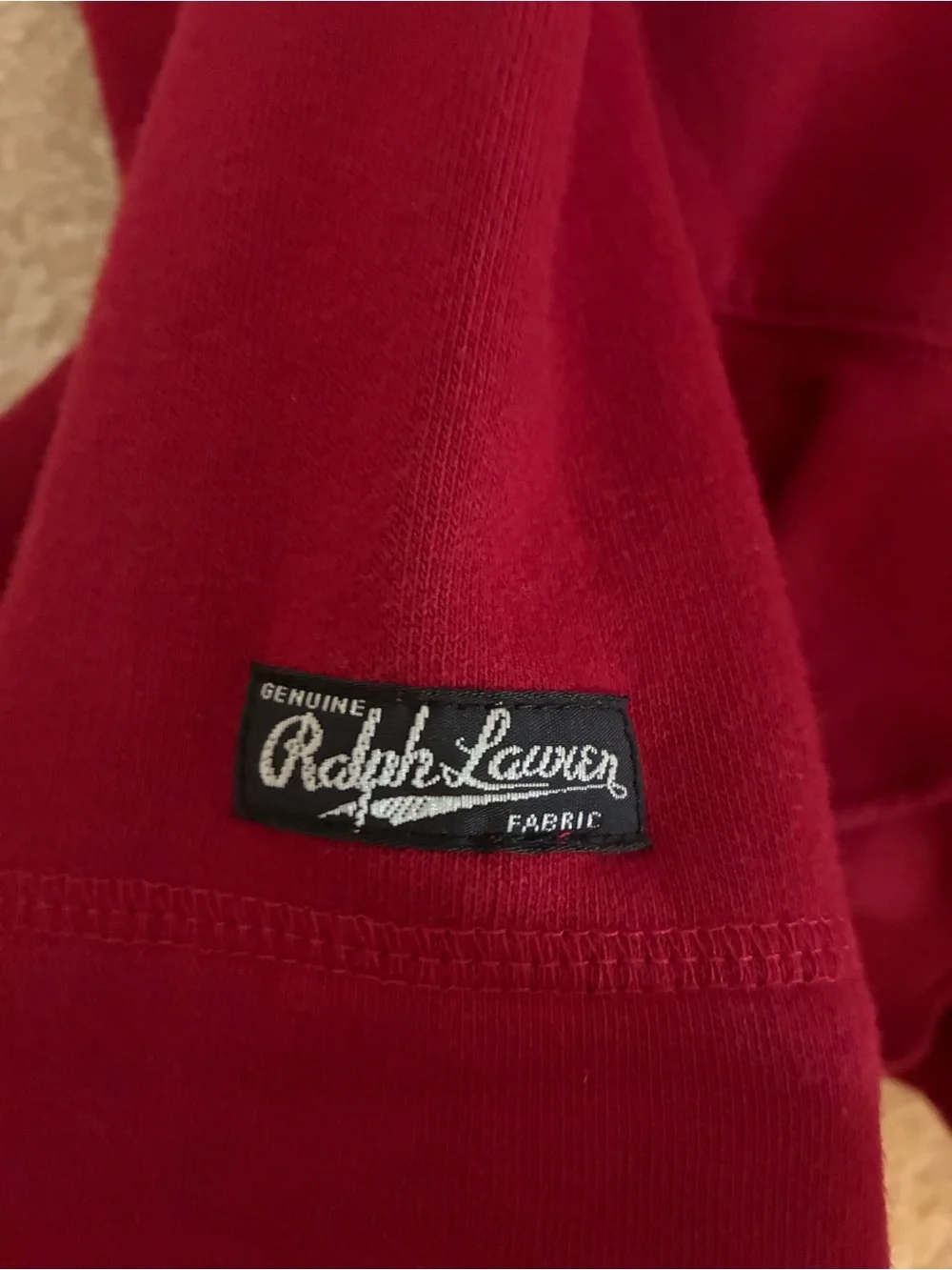Ralph Lauren Deep Red Ruffle Hem Blazer Jacket (girls 16)XL
